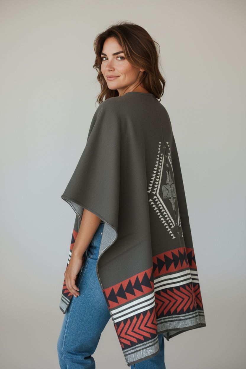 Olive Sierra Poncho