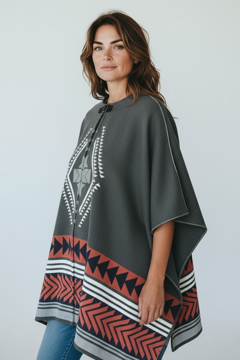 Olive Sierra Poncho