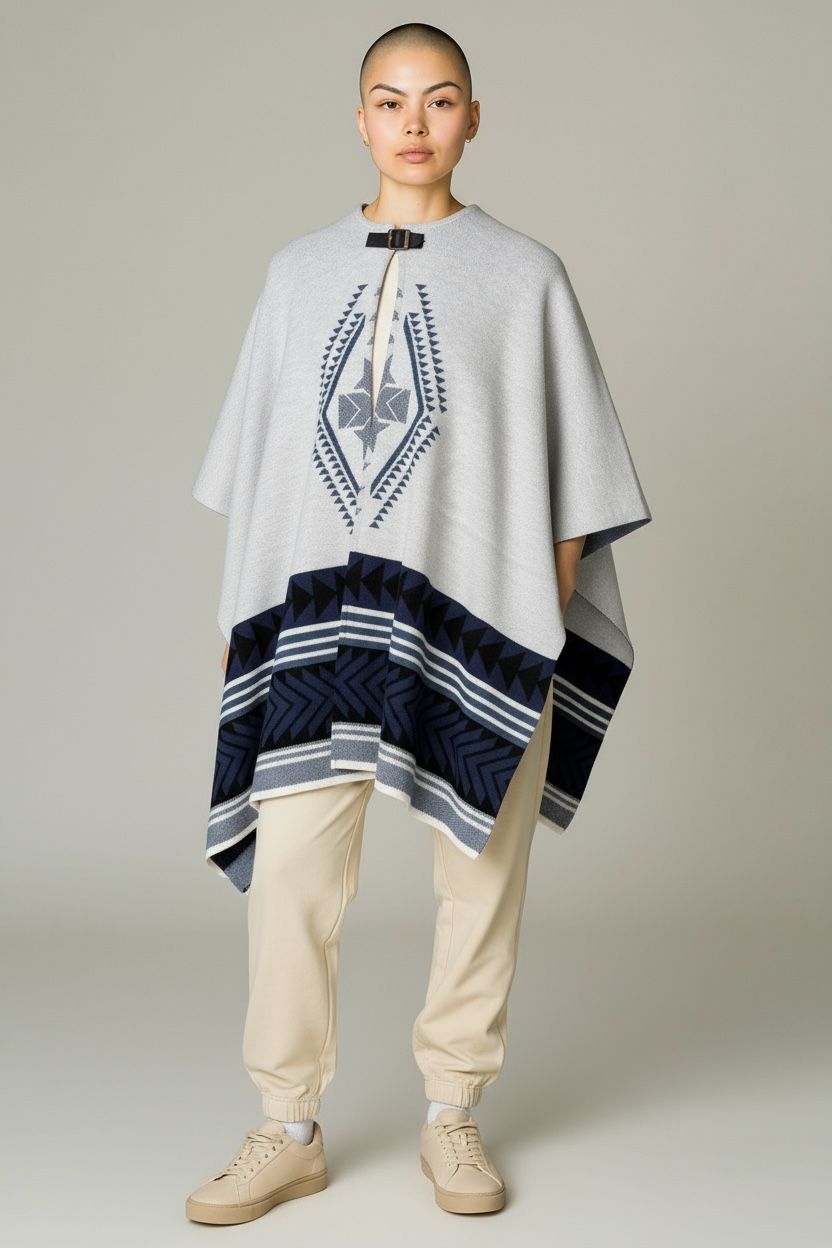 Silver Andes Poncho