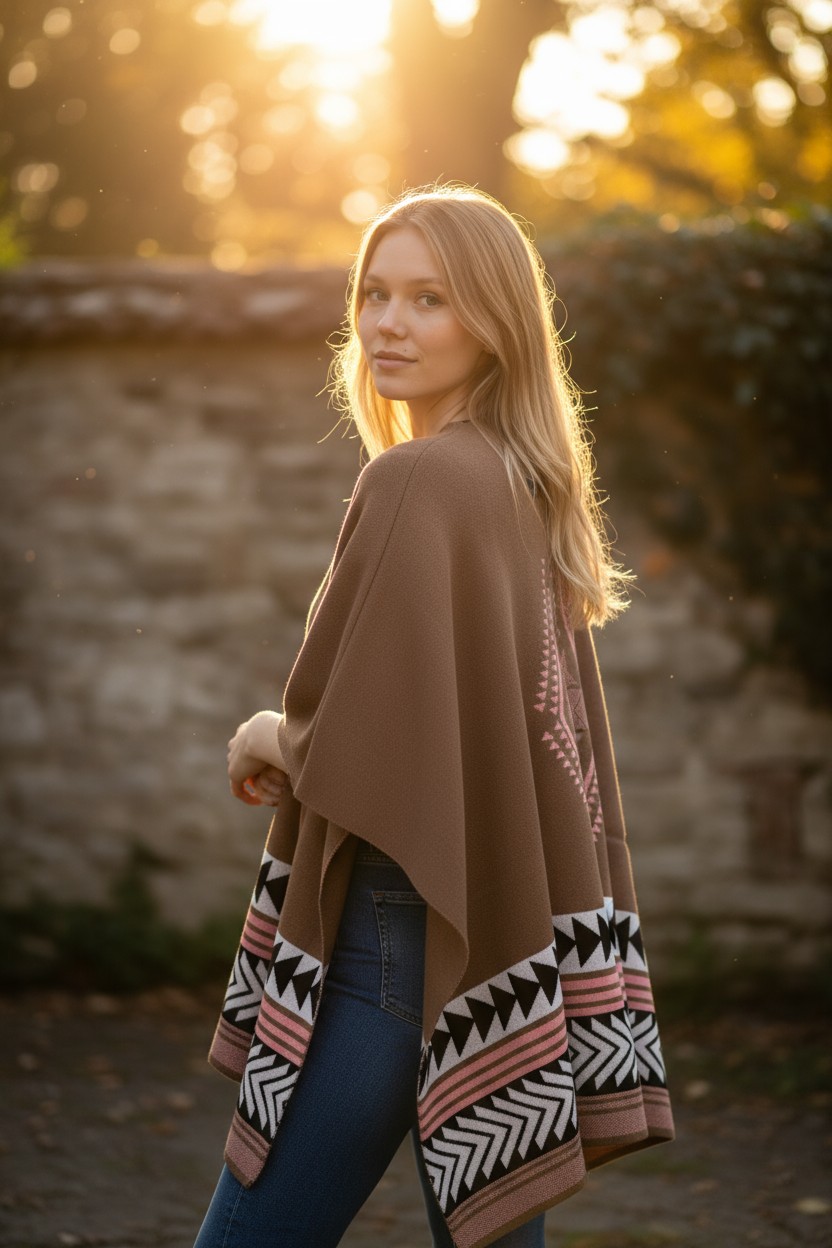 Sienna Valley Poncho