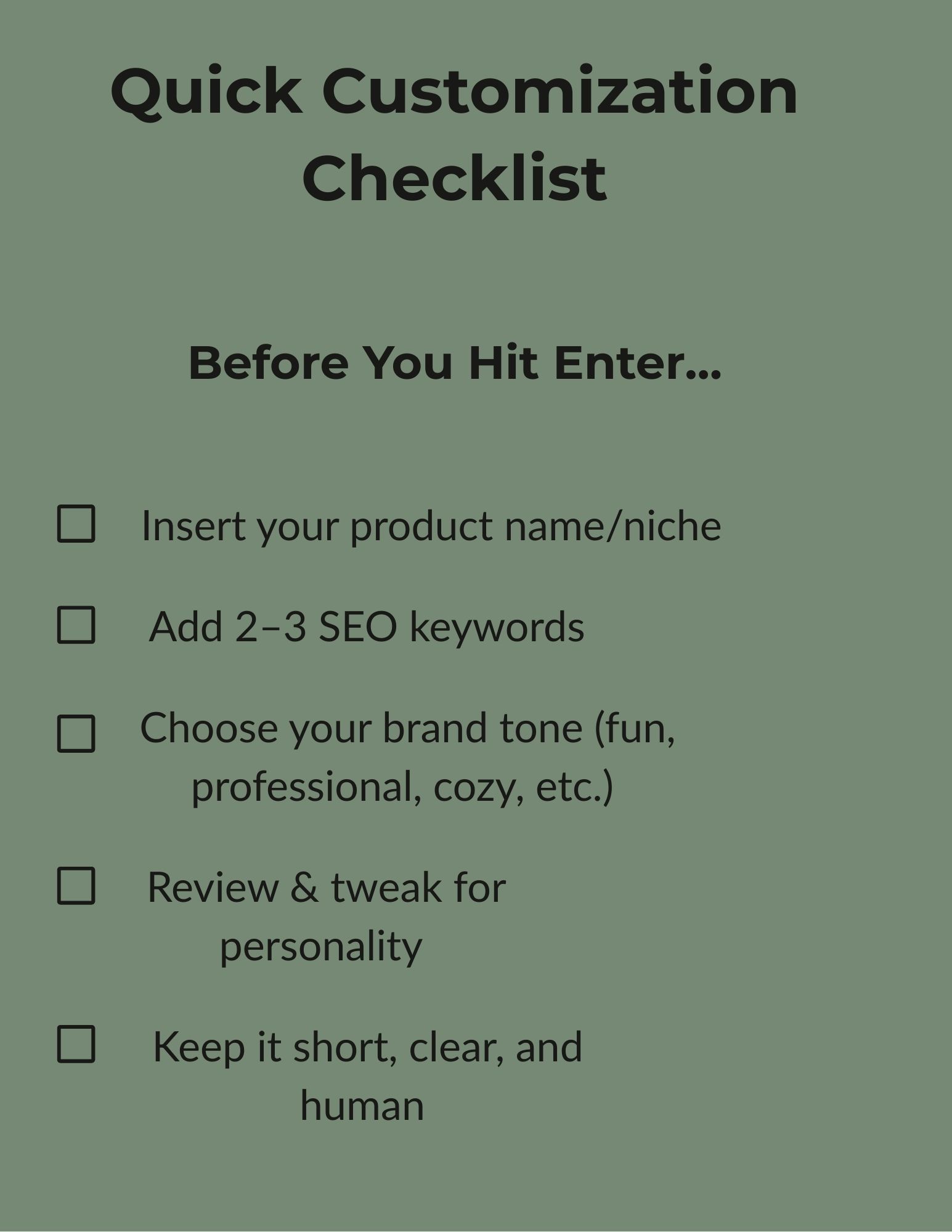 AI Prompt Starter Pack — Write Better Listings in Minutes