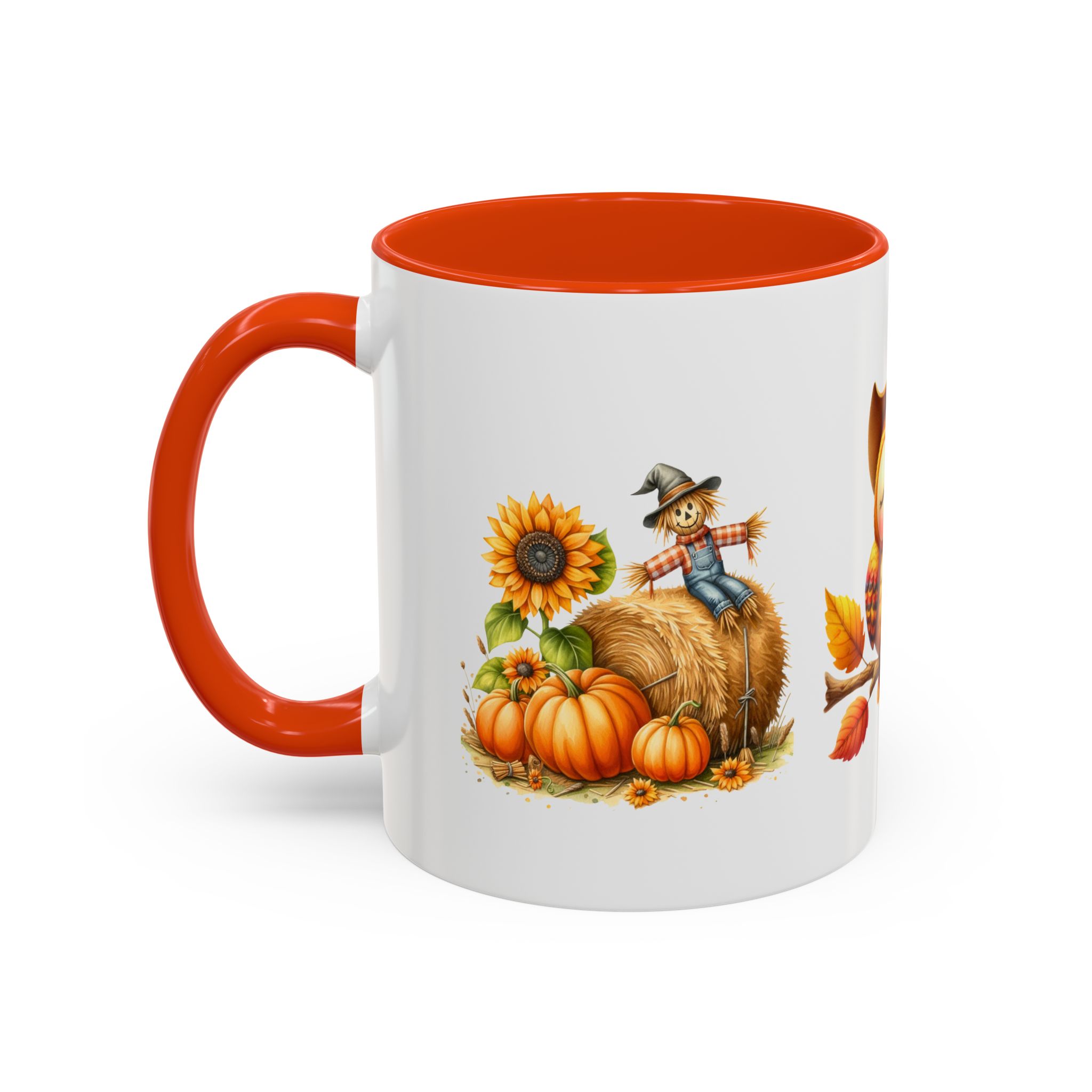 Autumn Owl Pumpkin Patch Coffee Mug