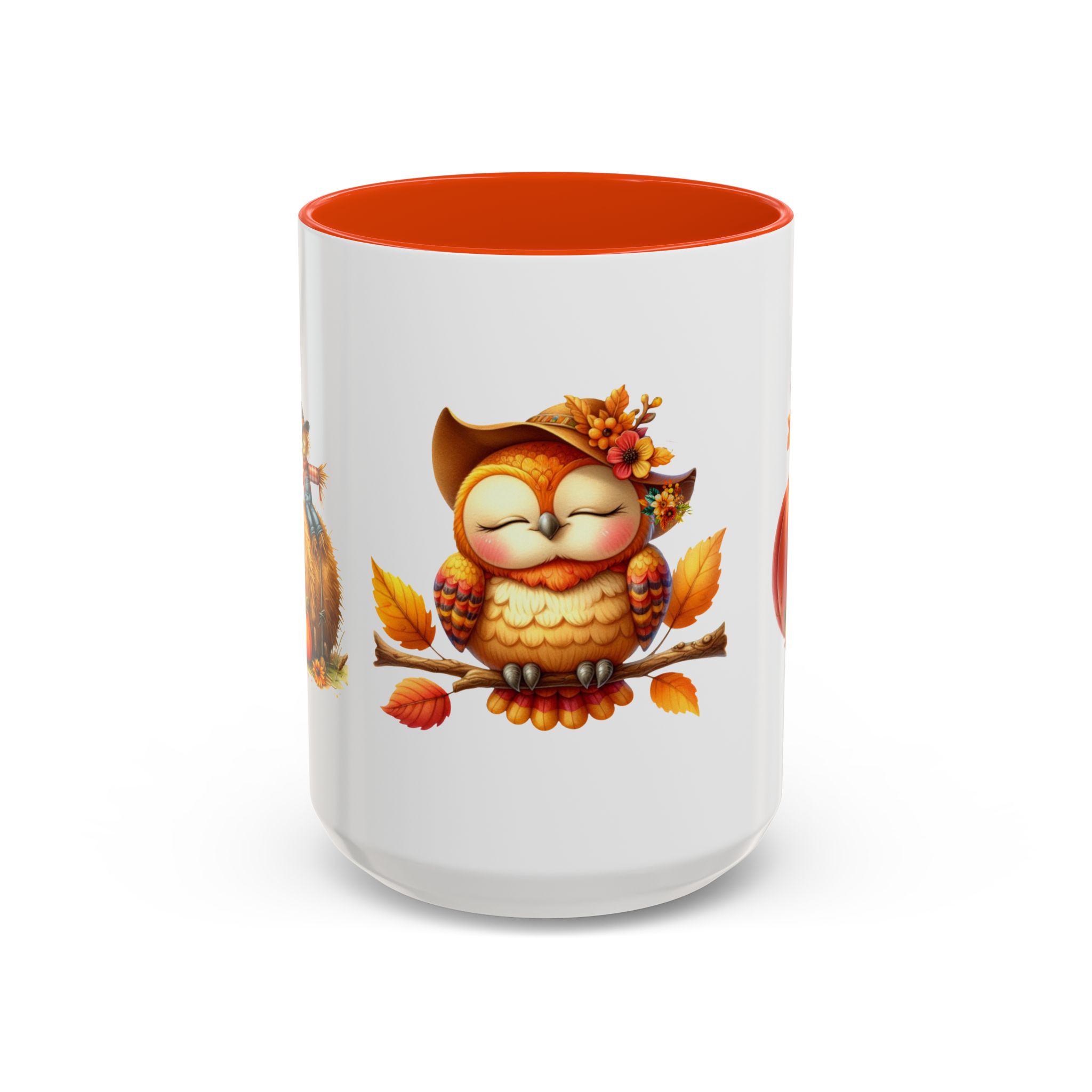Autumn Owl Pumpkin Patch Coffee Mug