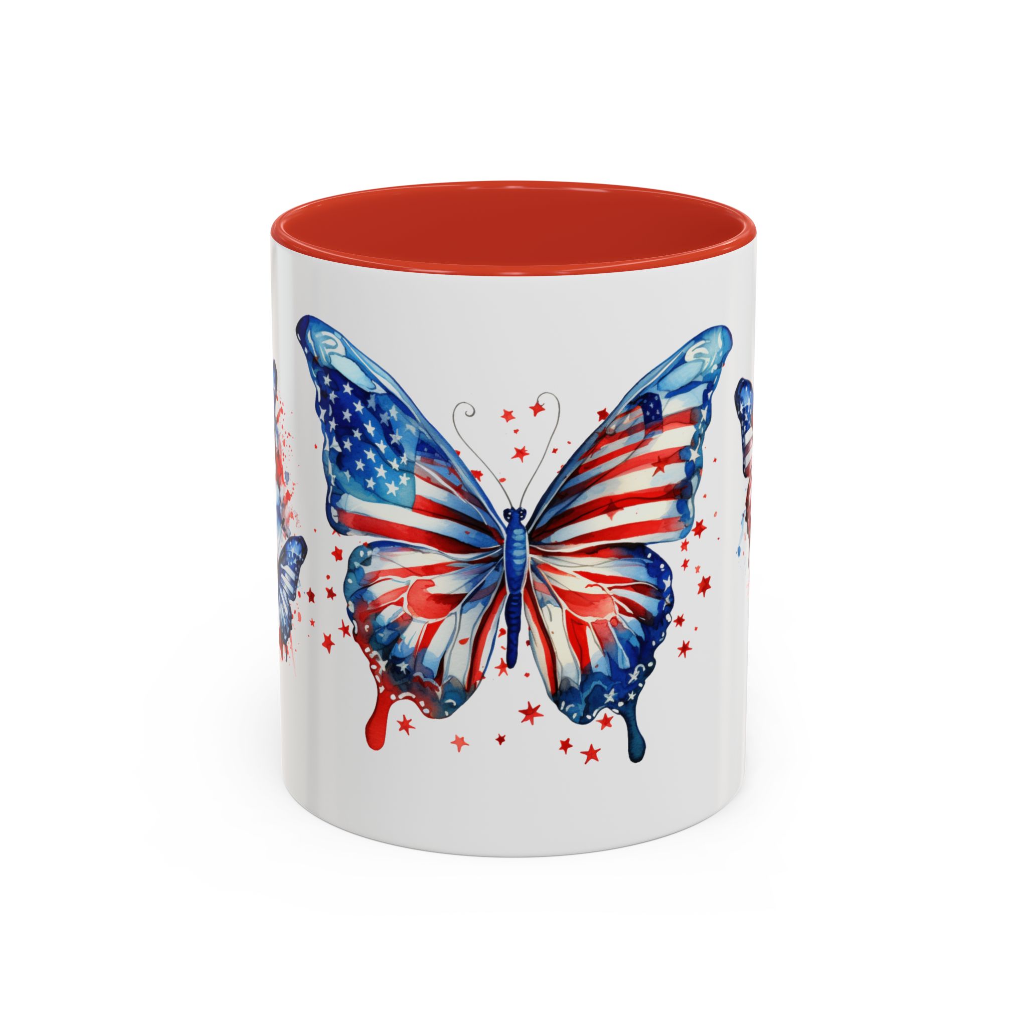 Patriotic Butterfly Mug