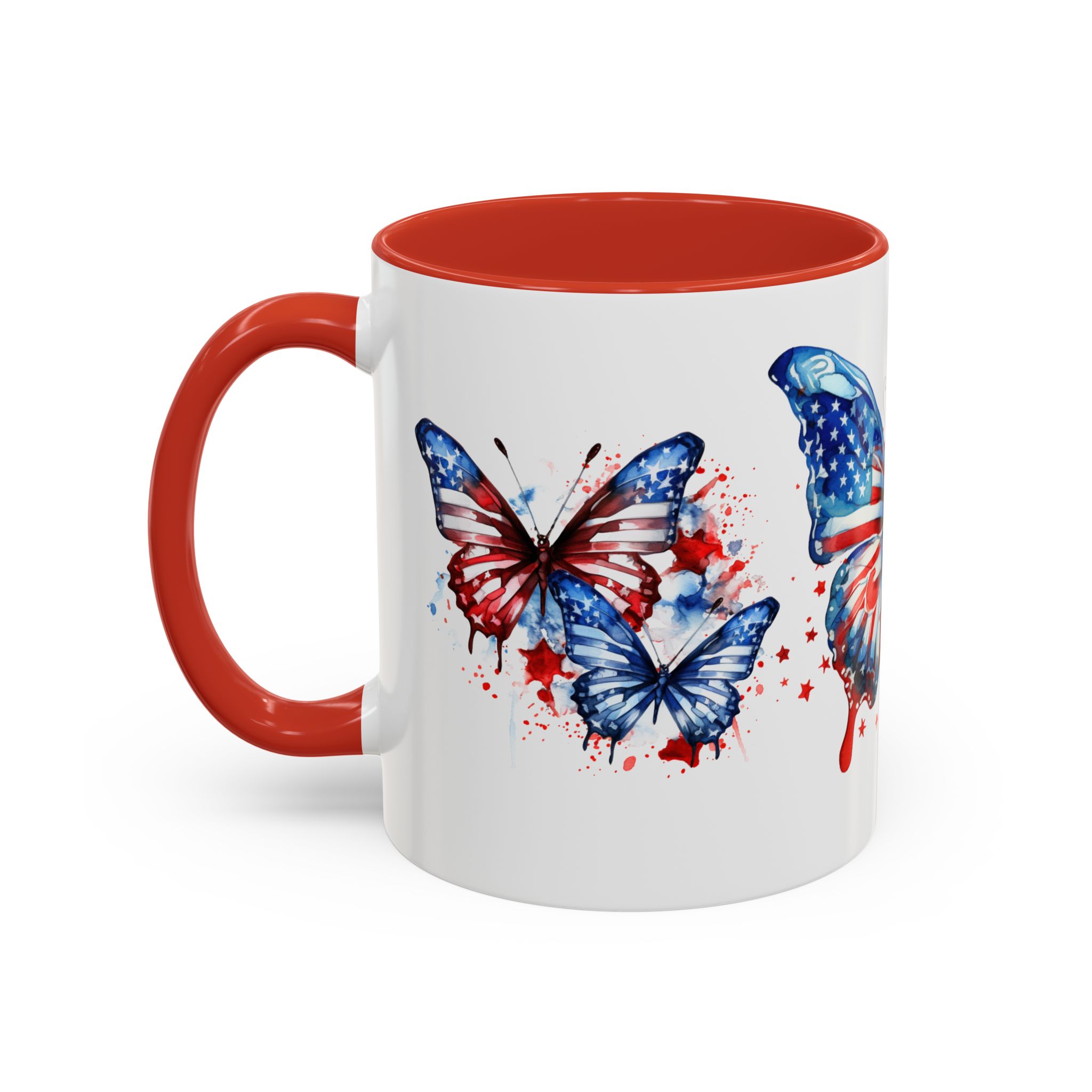 Patriotic Butterfly Mug