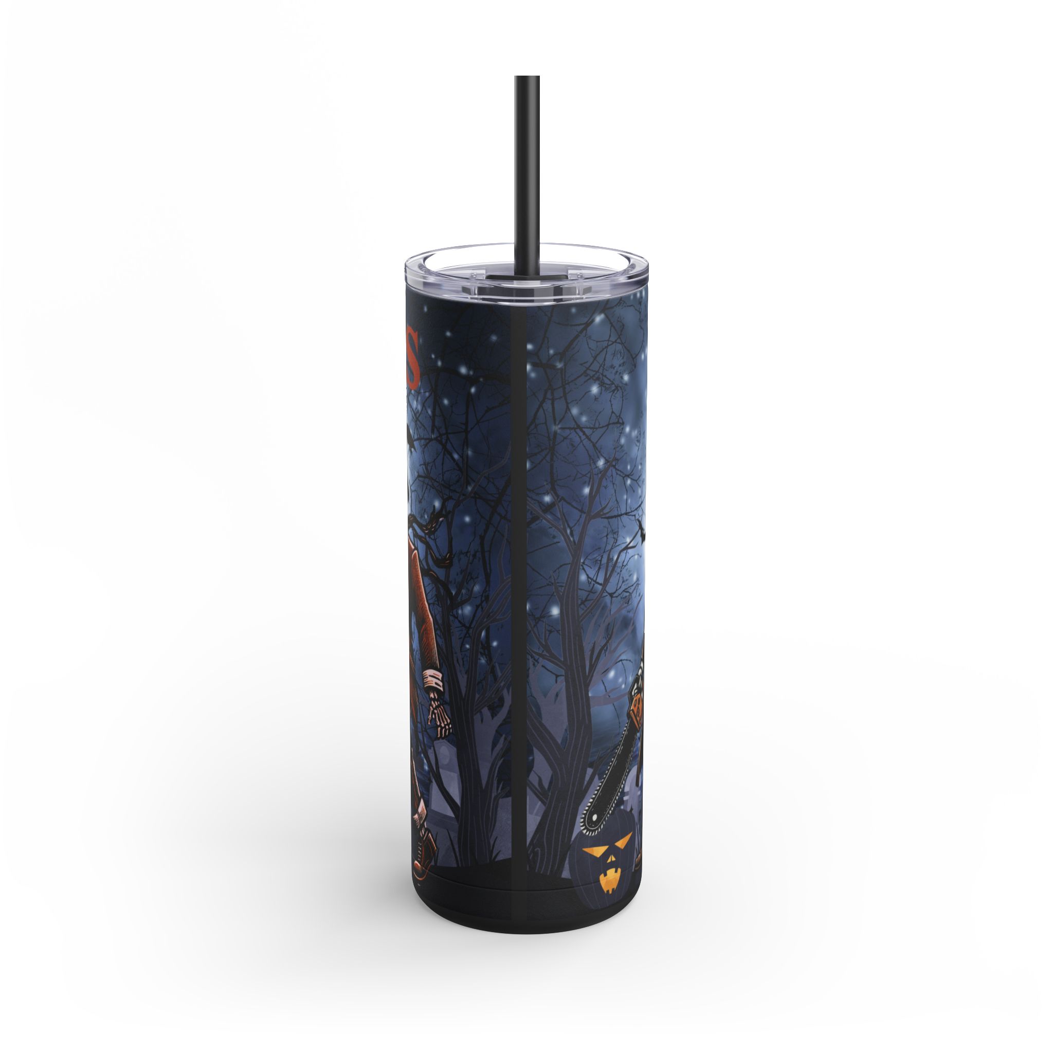 Halloween Novelty Creepy Bat Boy Club Pumpkin-Head Tumbler