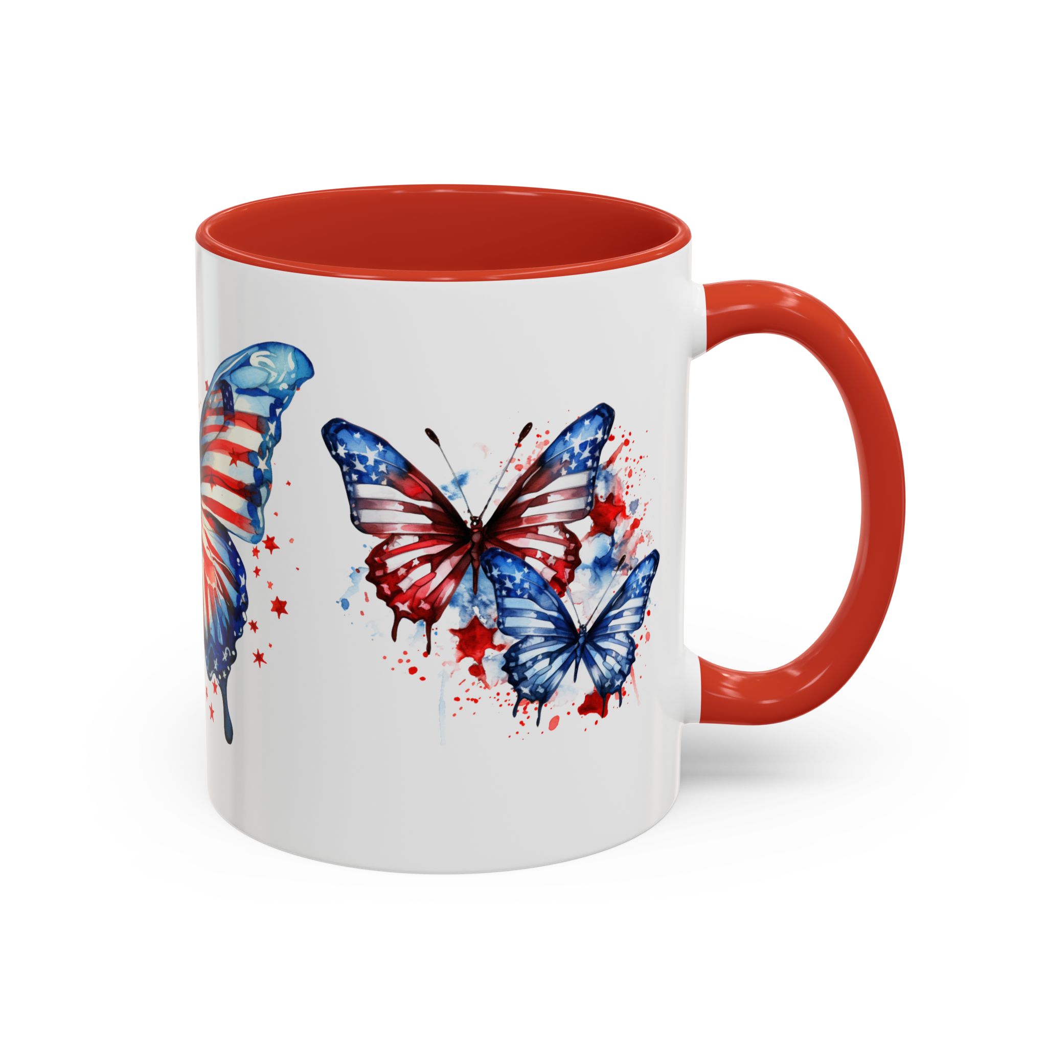 Patriotic Butterfly Mug