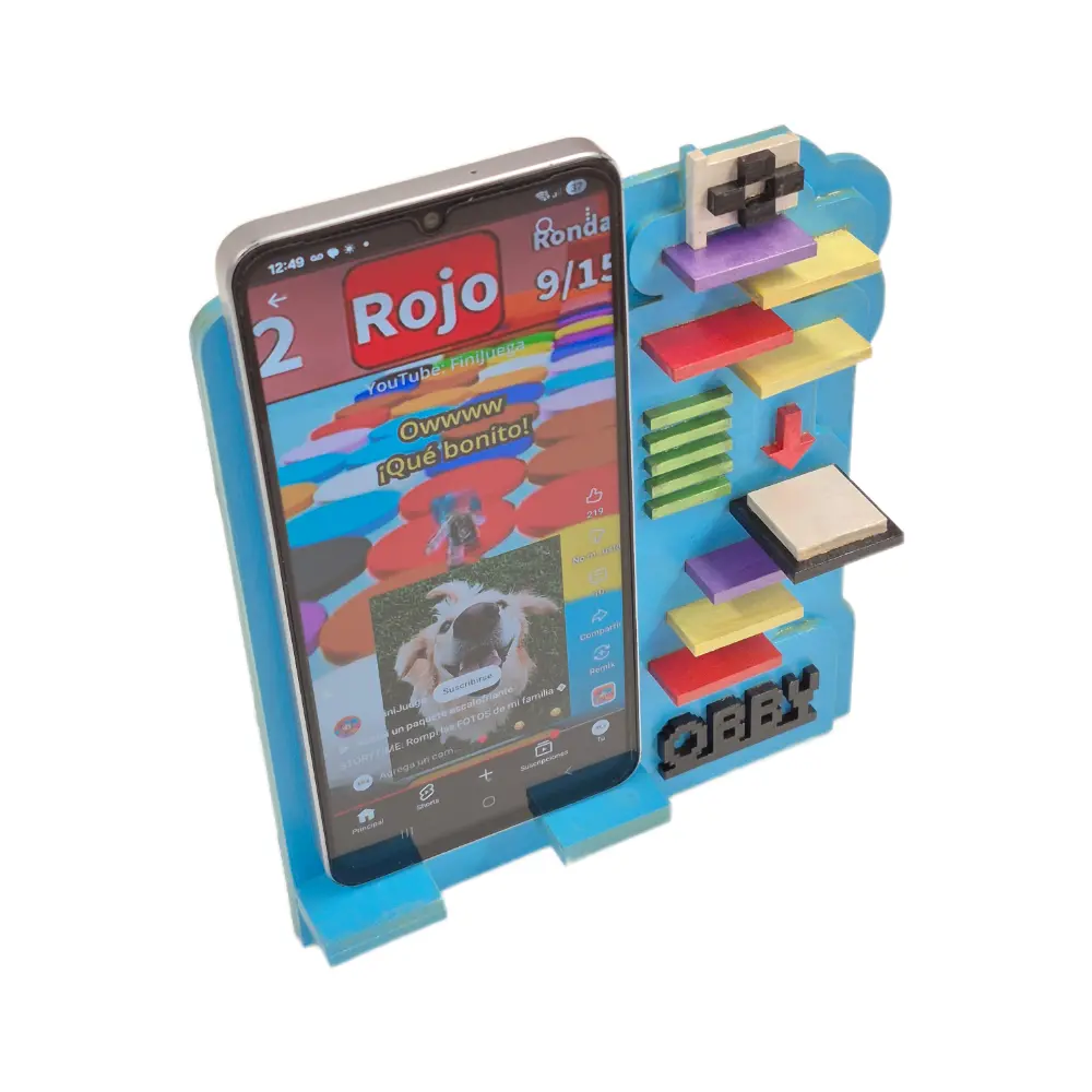 Soporte para celular Obby Fini Juega