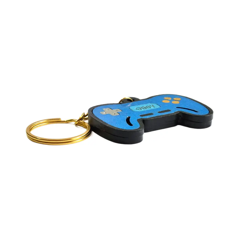 Llavero gamer control azul