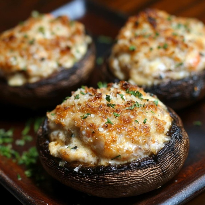 Stuffed Portobello Mushrooms - Quick & Easy Recipe