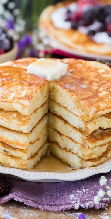 Fluffy Pancake Stack