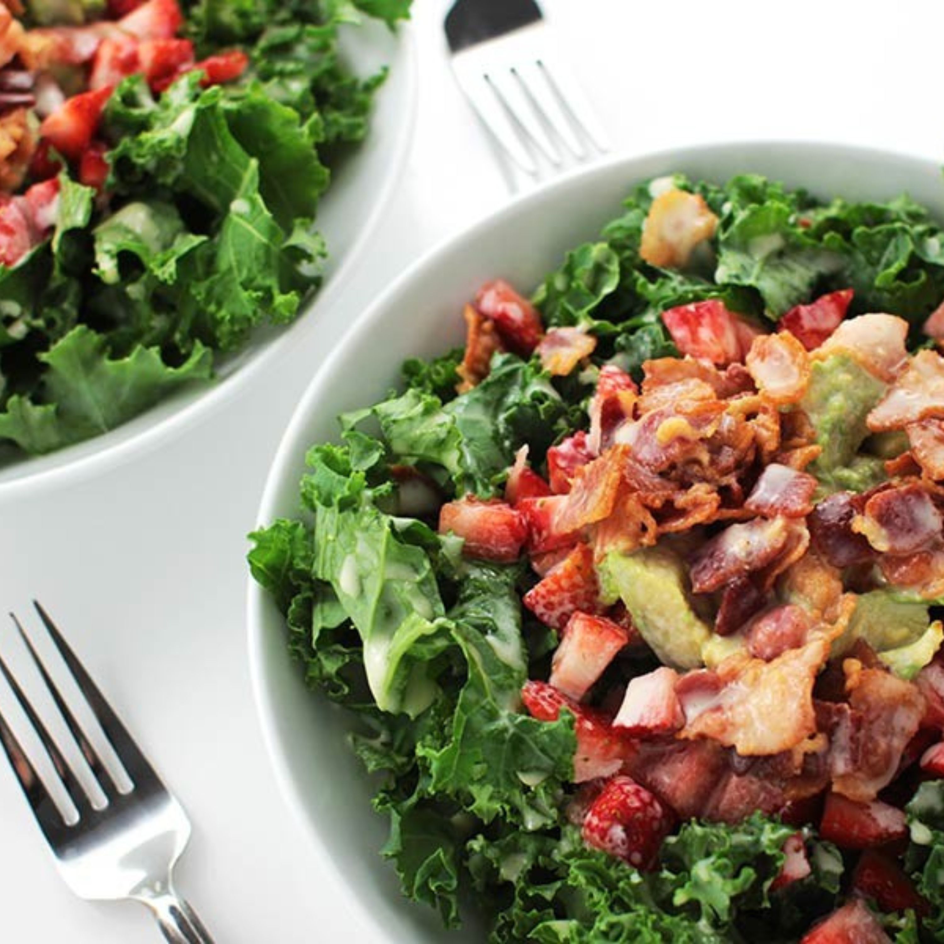 Strawberry Kale Salad - Quick & Easy Recipe
