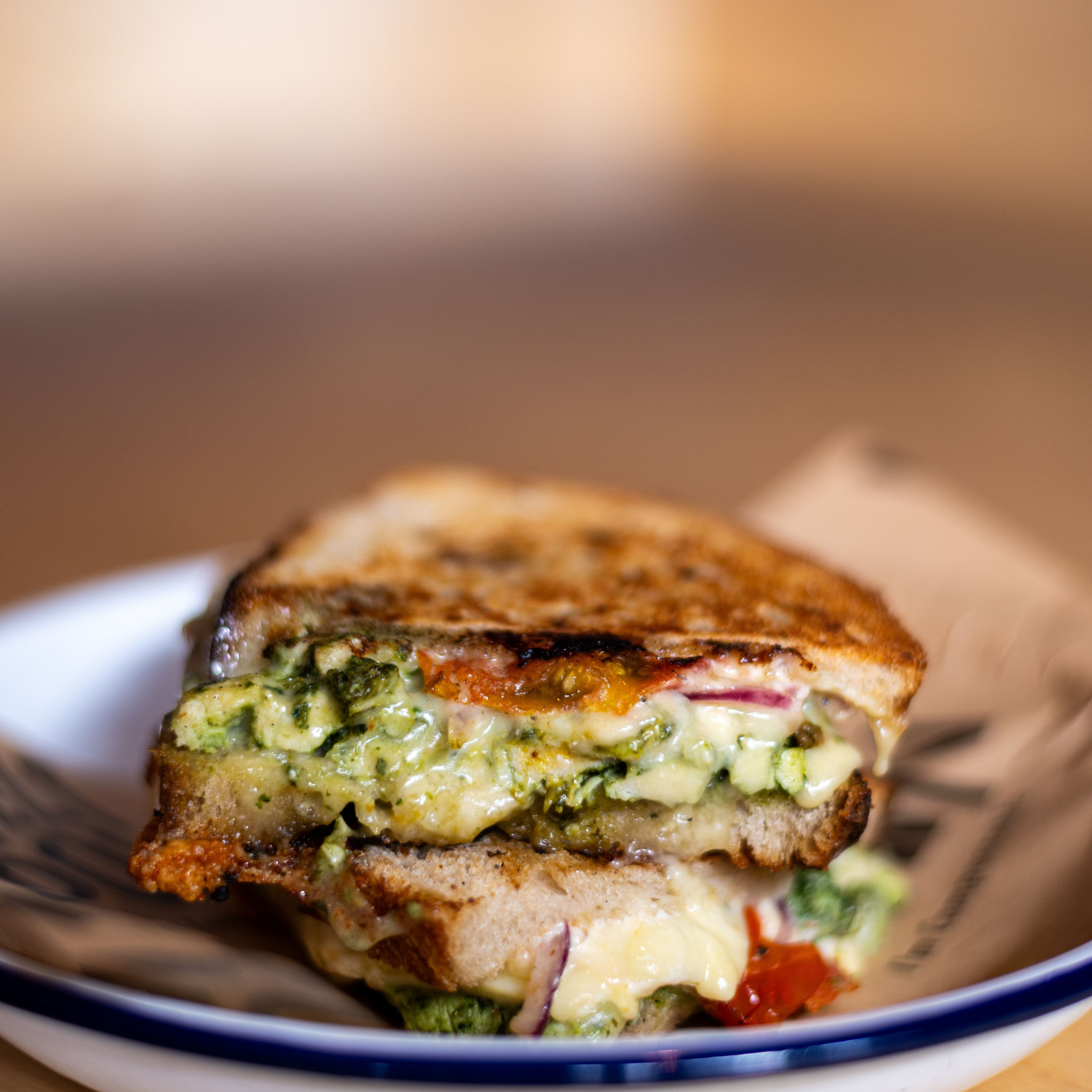 Grilled Chicken Pesto Sandwich - Quick & Easy Recipe