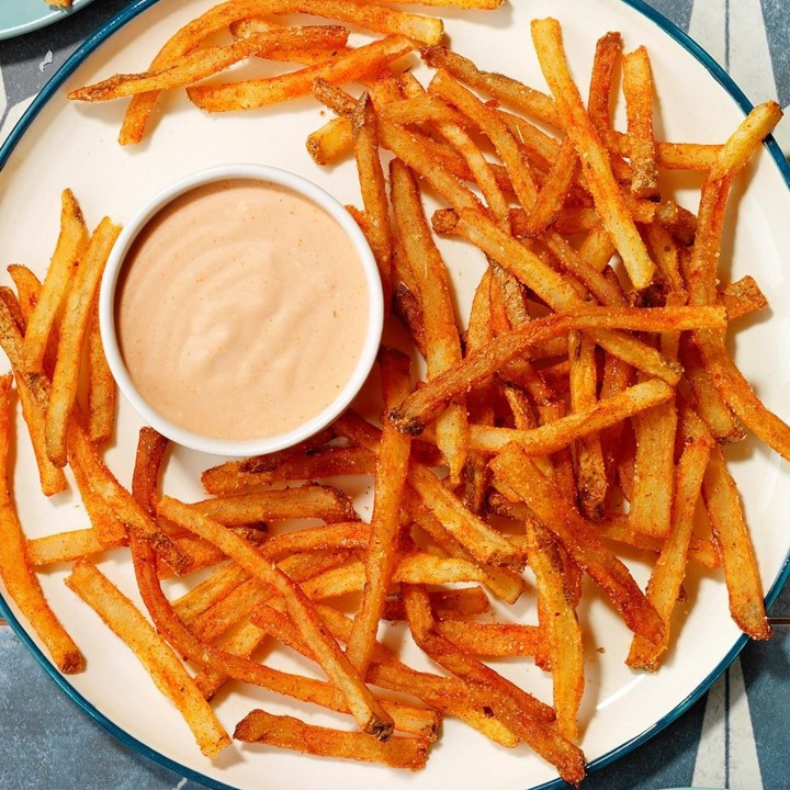 Cajun Fries with Vinegar Sause  -  Quick & Easy Recipe
