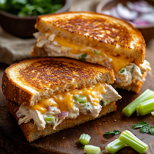 Cinnamon Whiskey BBQ Chicken Melt - Quick & Easy Recipe