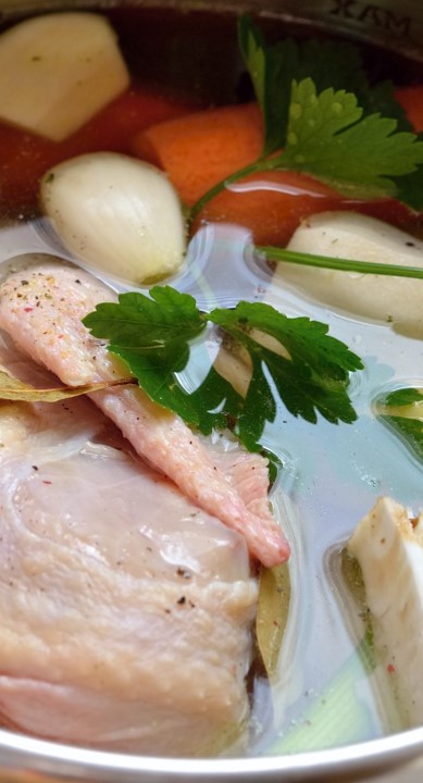 Fresh Chicken Broth Soup - Quick & Easy Recipe