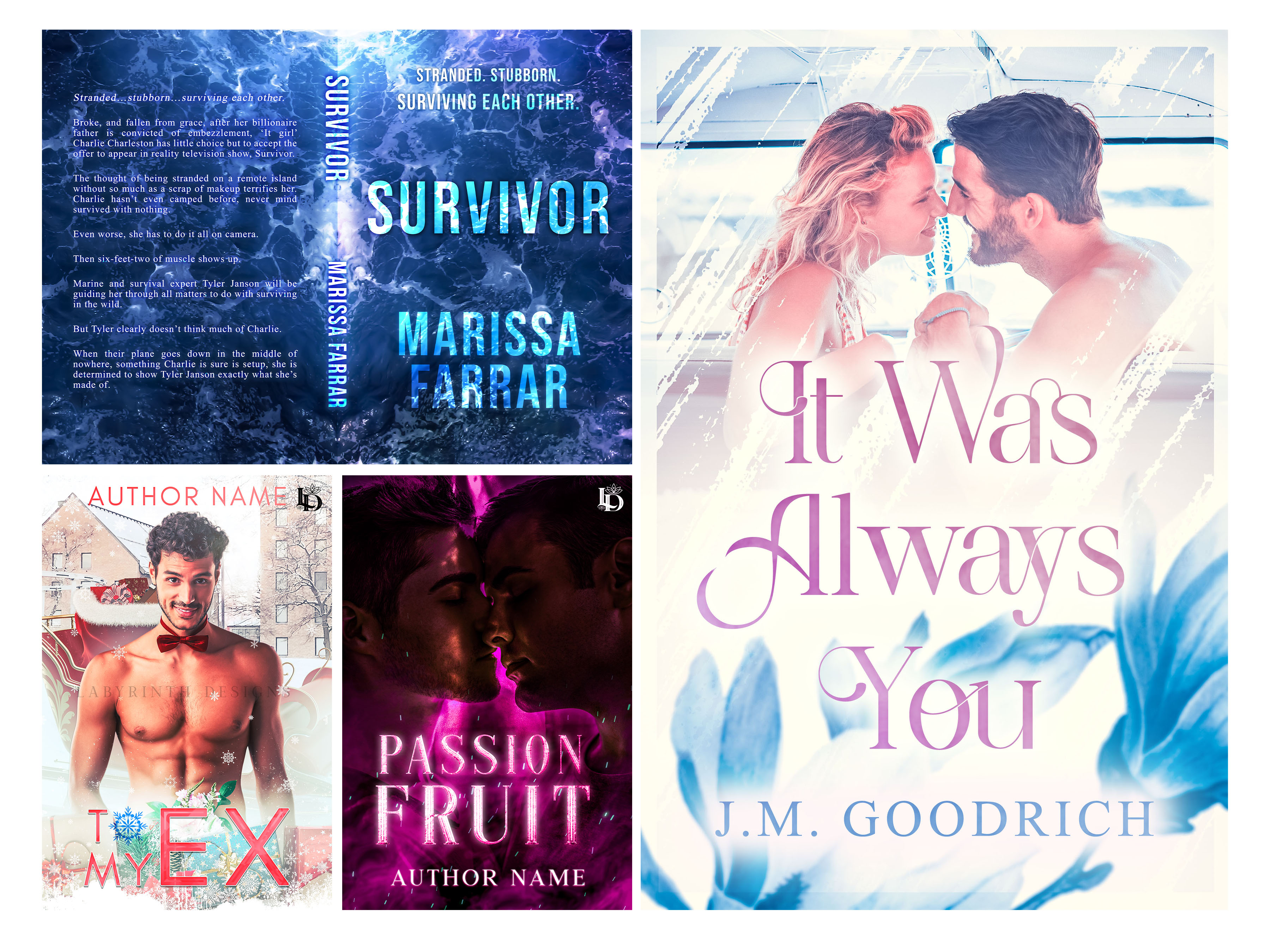 Custom Light Romance Covers – Only $65!