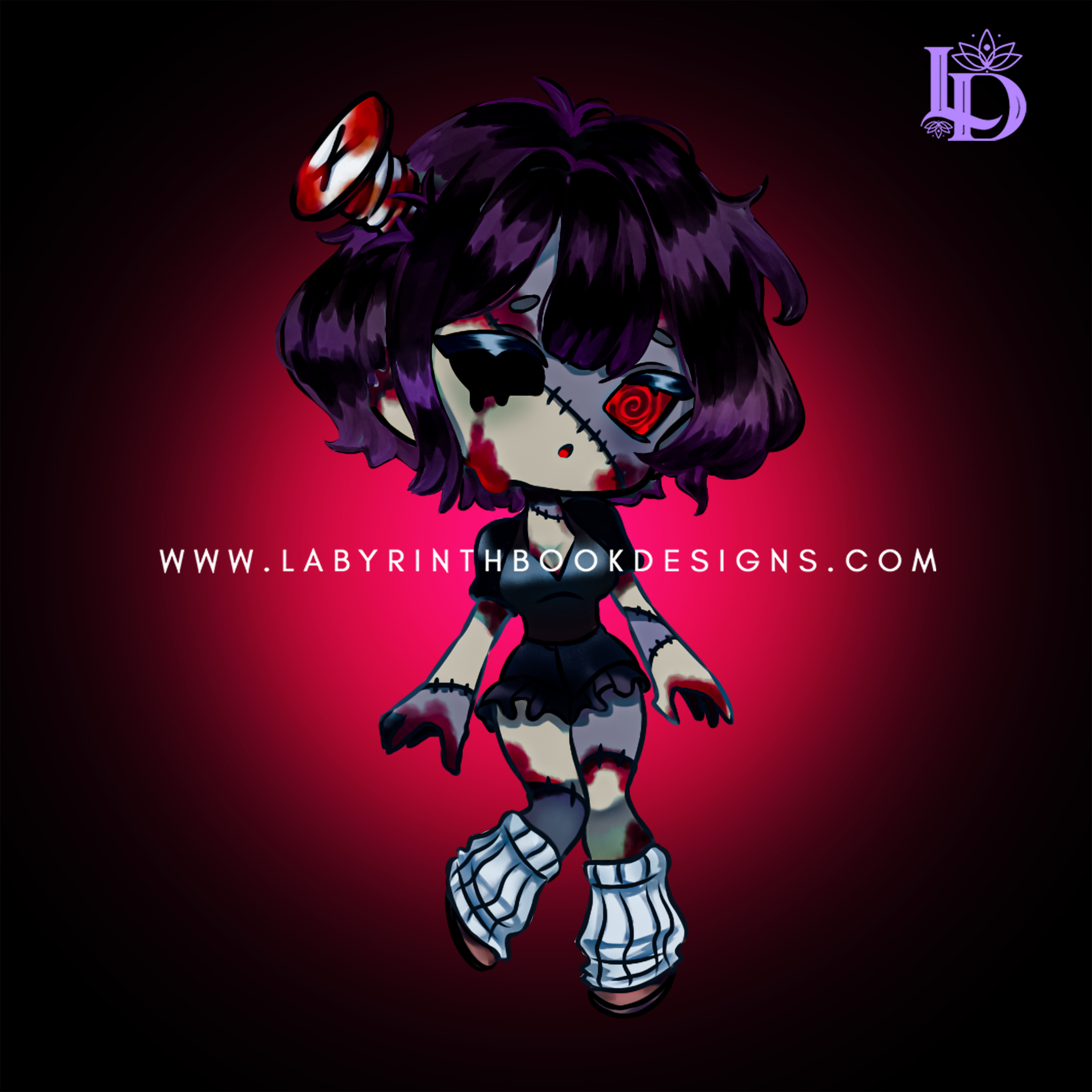 Chibi Art - Zombie Girl