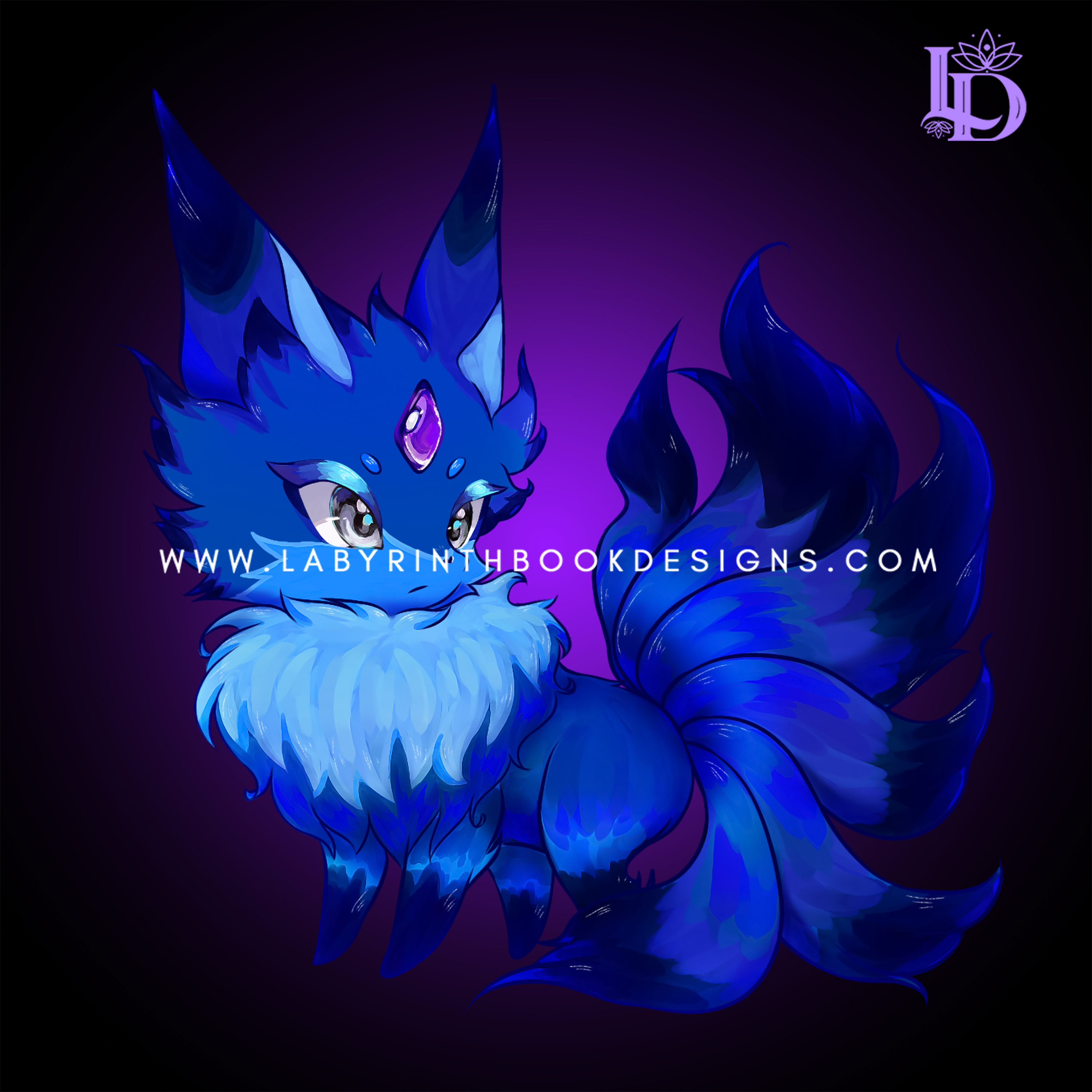 Chibi Art - Magical Fox