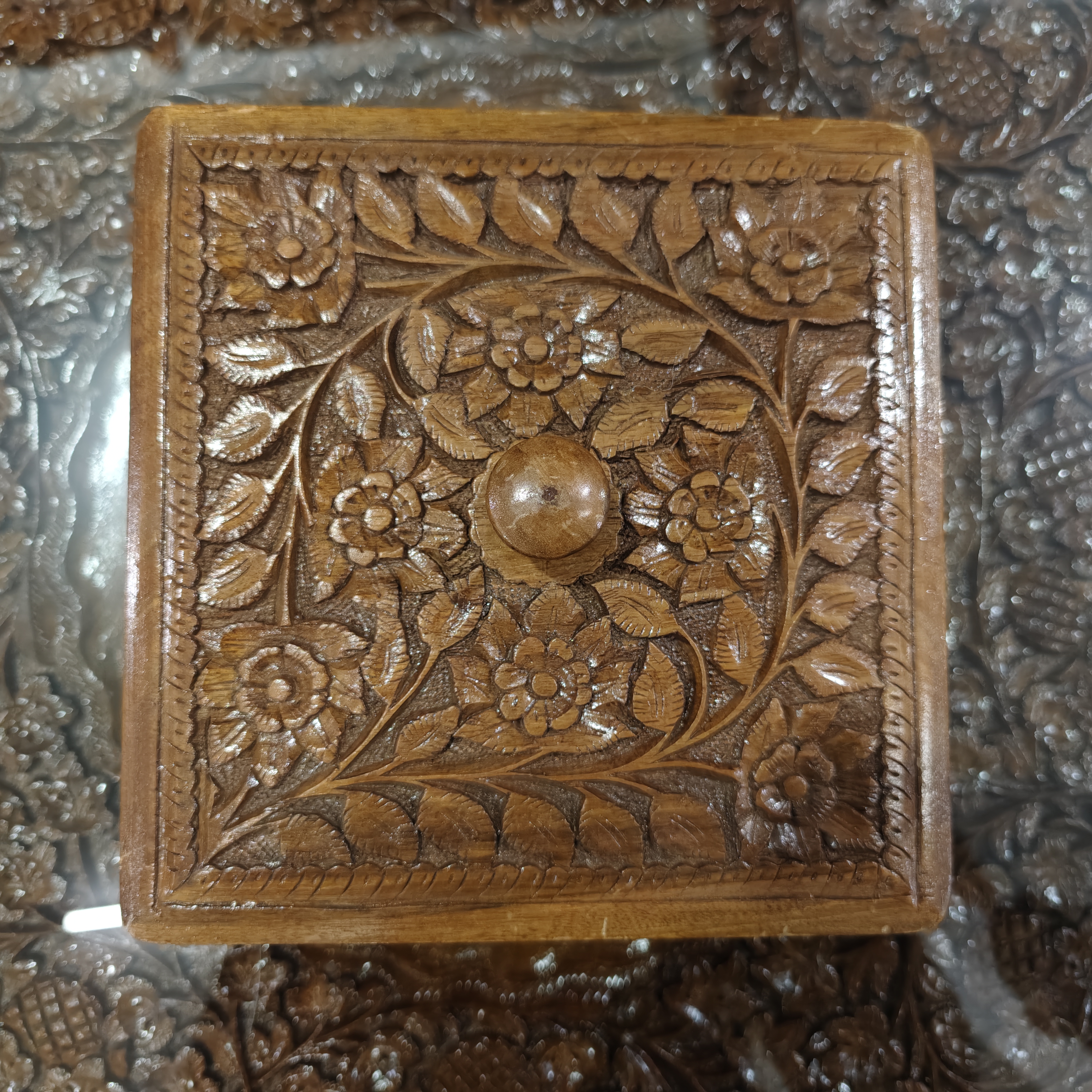 Dry Fruit Wooden Container