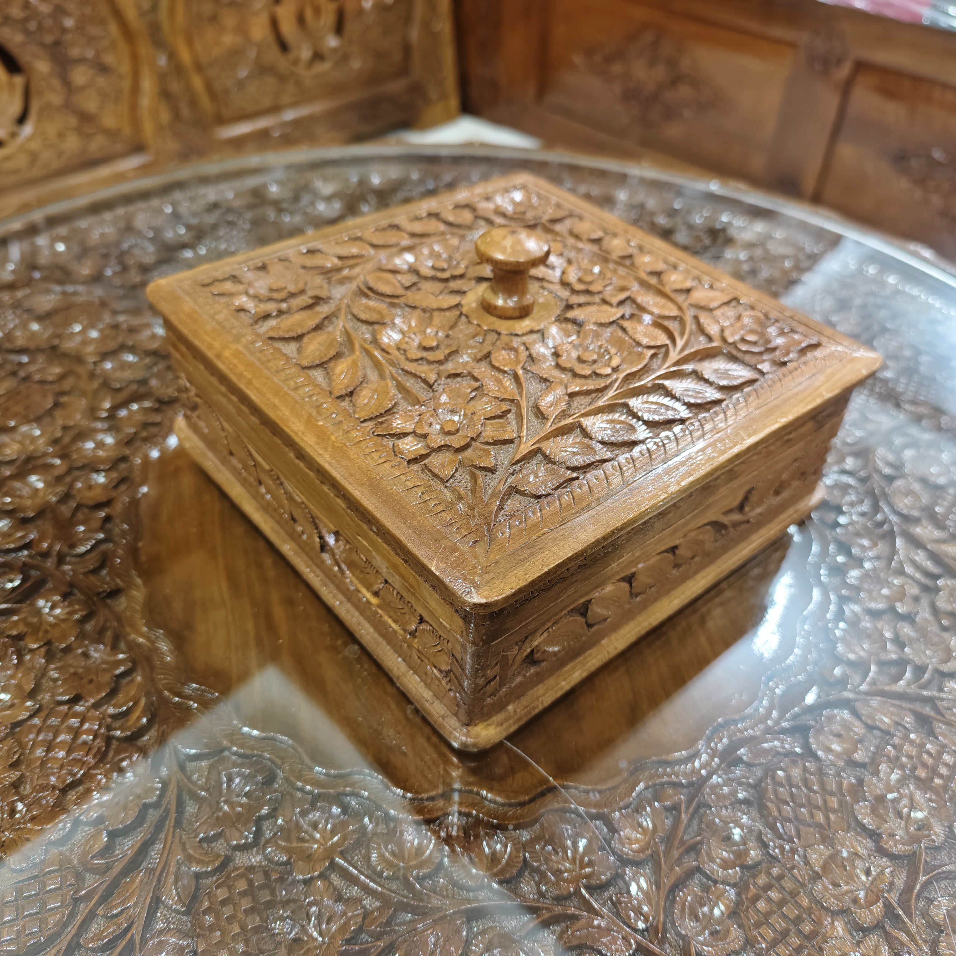 Dry Fruit Wooden Container