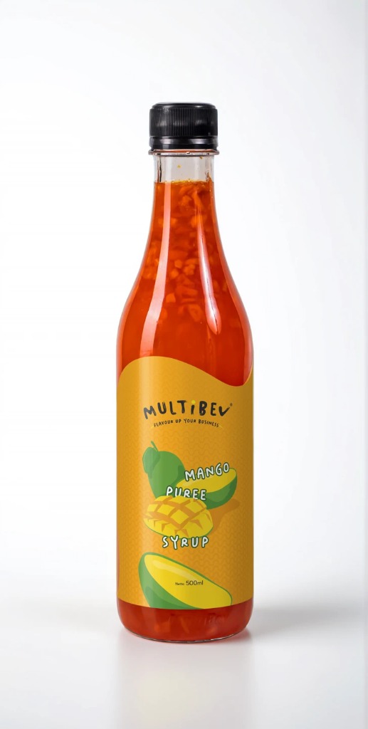 Syrup Puree Mango, Sauce 500Ml, Saus Mangga
