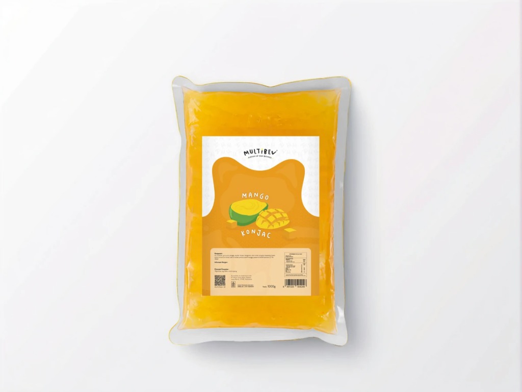 Konjac Mangga 1Kg Jelly Mango Boba Topping Minuman