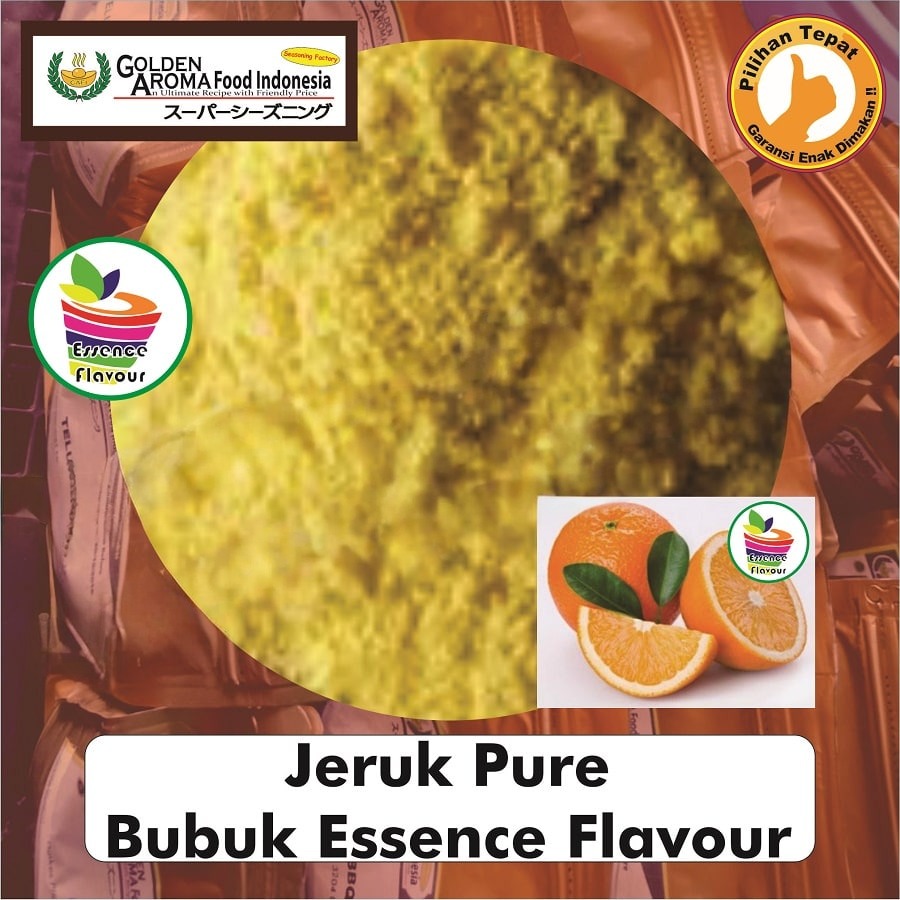 Bubuk Pure Jeruk Murni Essence Powder Orange Flavour Masak Serbaguna Instan
