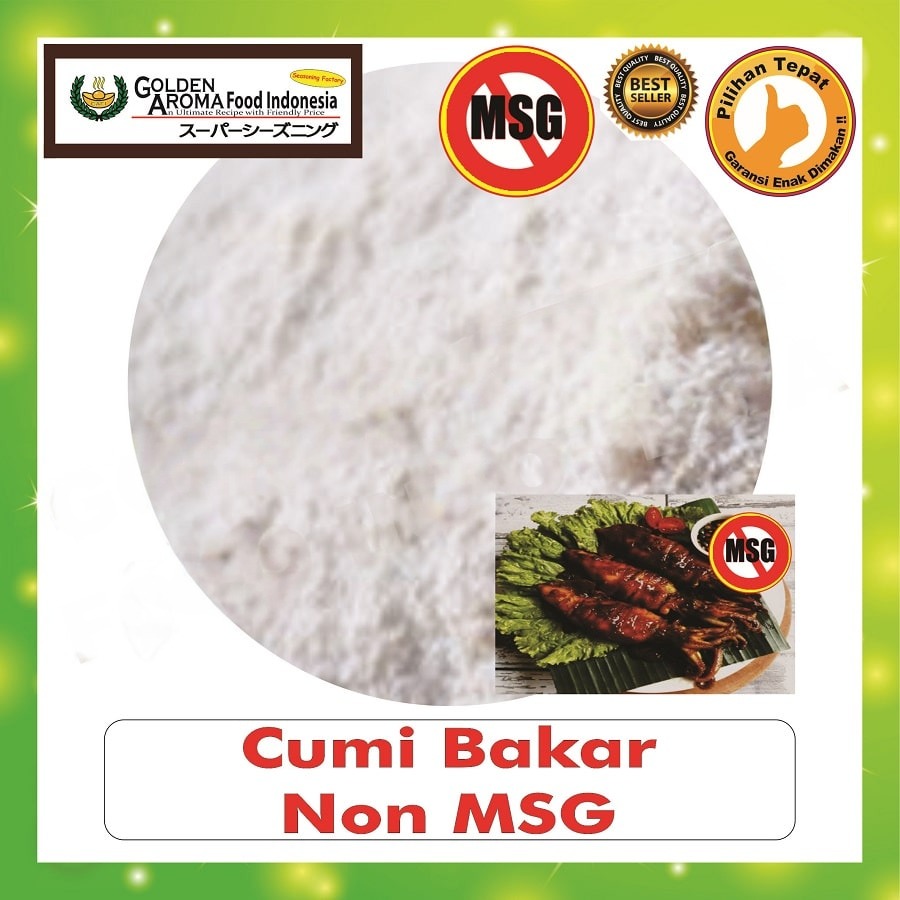 Bubuk Tabur Cumi Bakar Seasoning Powder Grilled Squid Bumbu Masak Instan Sebaguna Halal