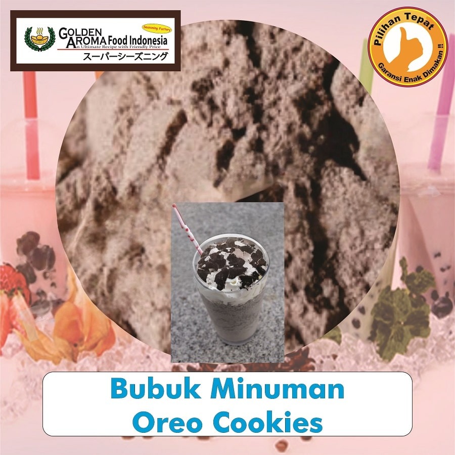 Bubuk Minuman Biskuit Oreo Cookies Powder Drink Serbuk Serbaguna Instan Sebaguna Halal
