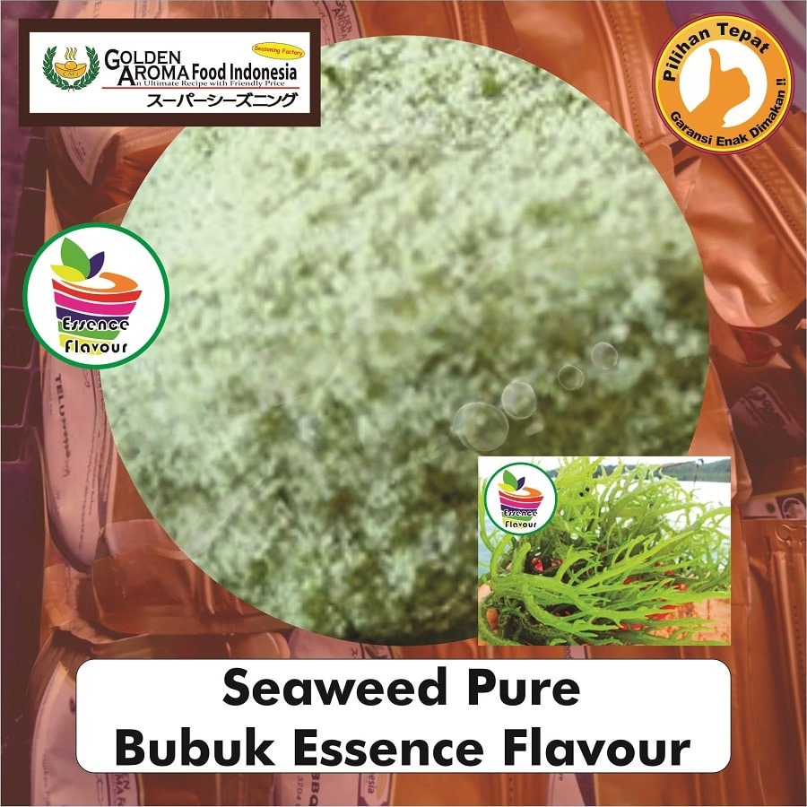 Bubuk Pure Rumput Laut Murni Essence Powder Seaweed Flavour Masak Serbaguna Instan
