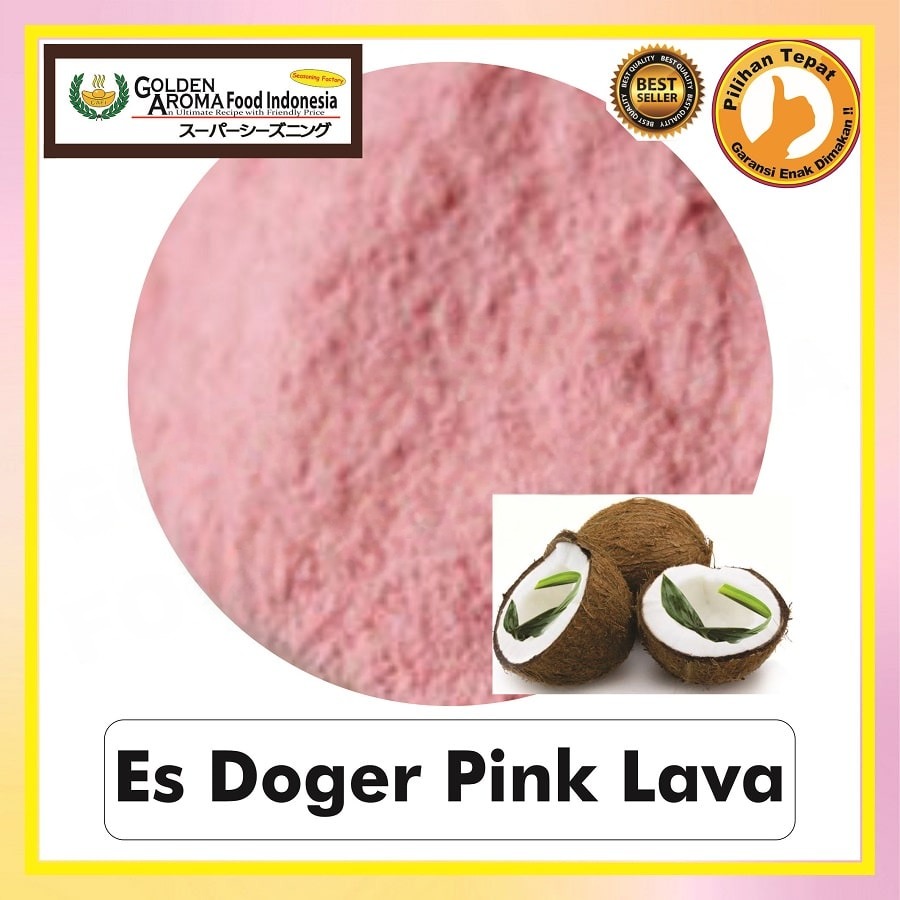 Bubuk Tabur Manis Es Doger Pink Lava Seasoning Powder Bumbu Masak Instan Sebaguna Halal