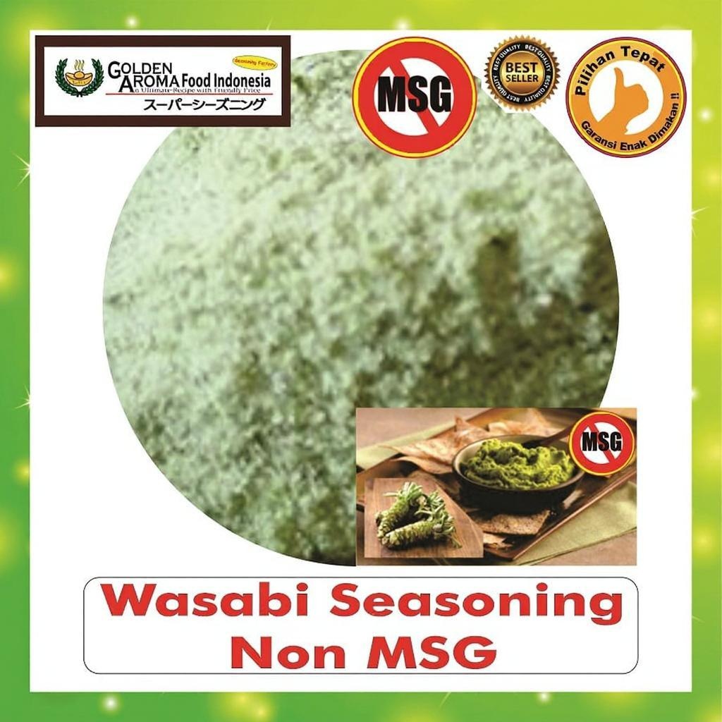 Bubuk Tabur Wasabi Seasoning Powder Bumbu Masak Instan Sebaguna Halal