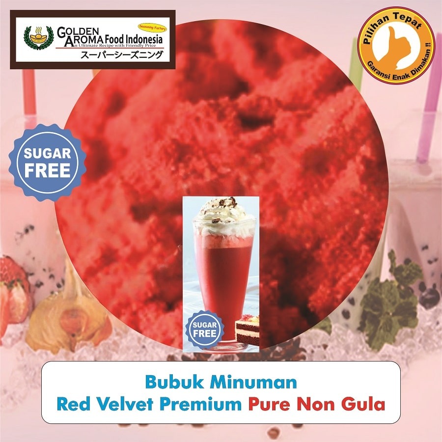 Bubuk Minuman Red Velvet Premium Drink Powder Serbuk Serbaguna Instan Sebaguna Halal