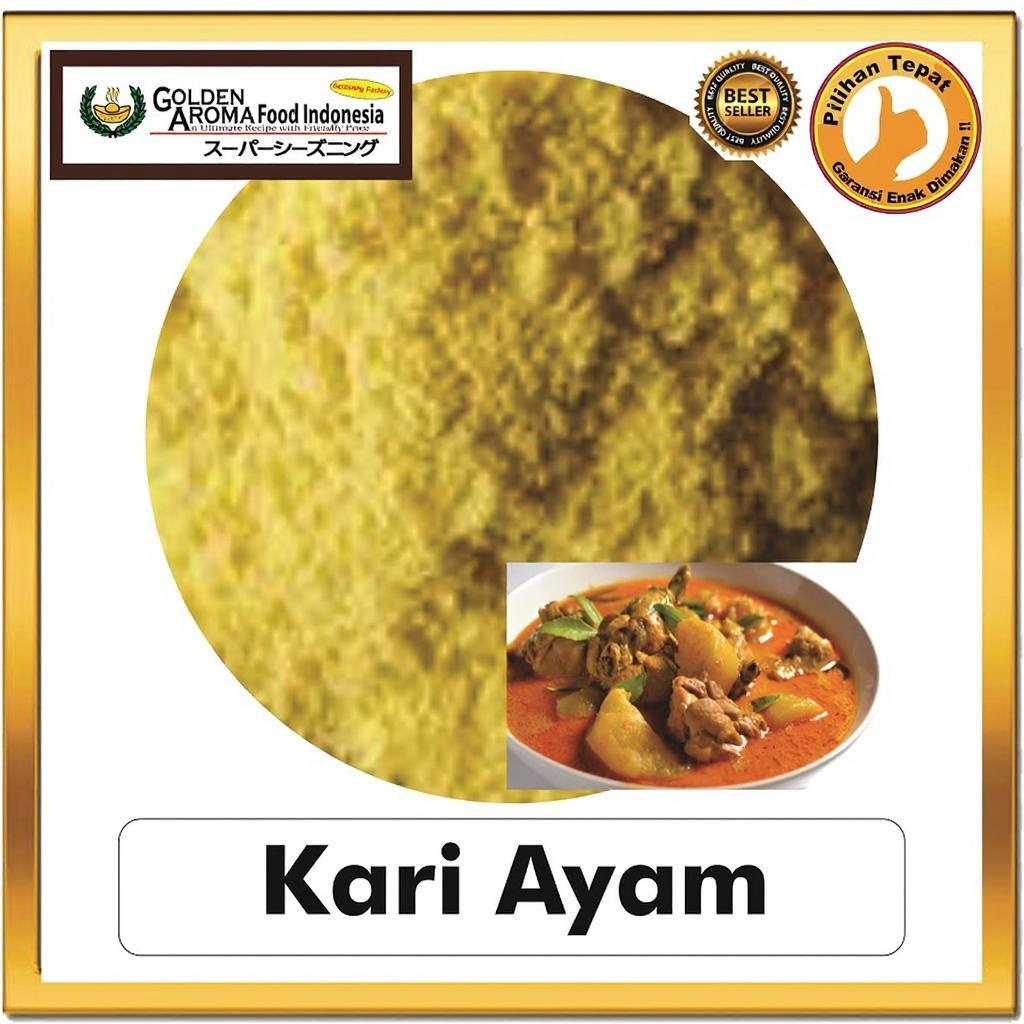 Bubuk Tabur Kari Ayam Seasoning Powder Bumbu Instan Sebaguna Halal