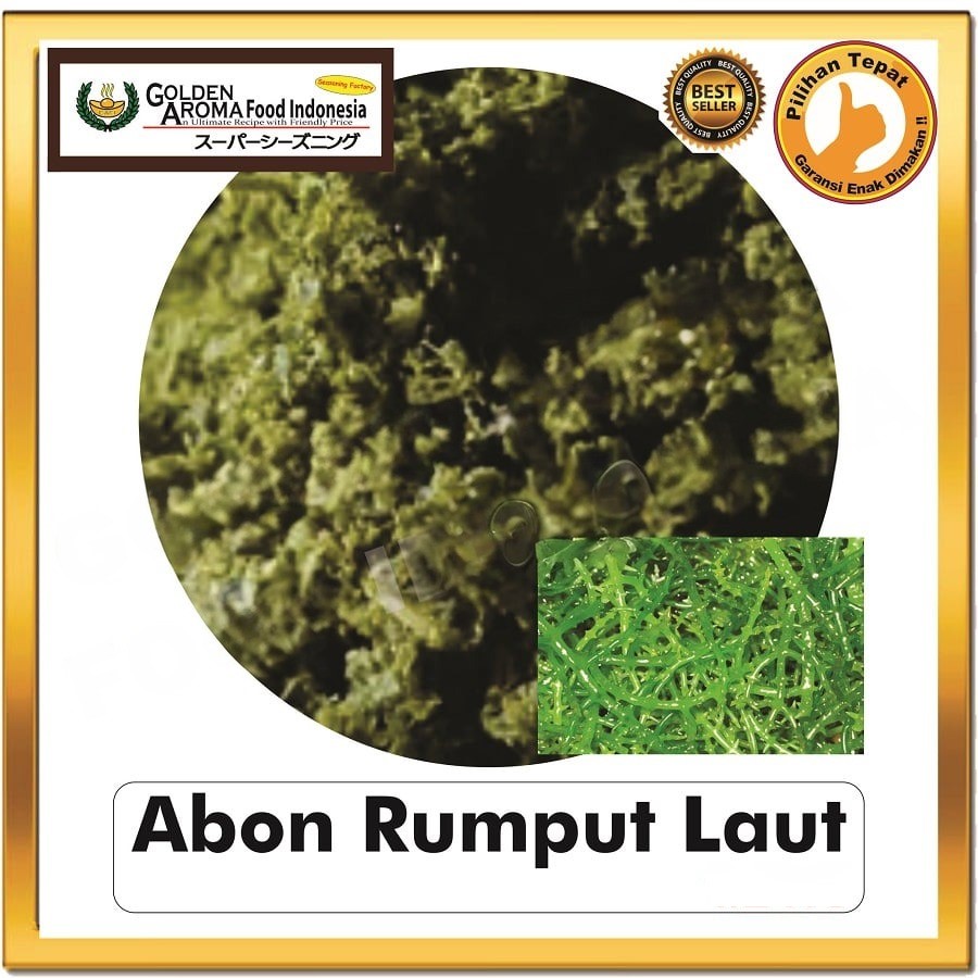 Bubuk Tabur Abon Rumput Laut Kasar Seasoning Powder Nori Seaweed Bumbu Masak Serbaguna Instan Sebaguna Halal