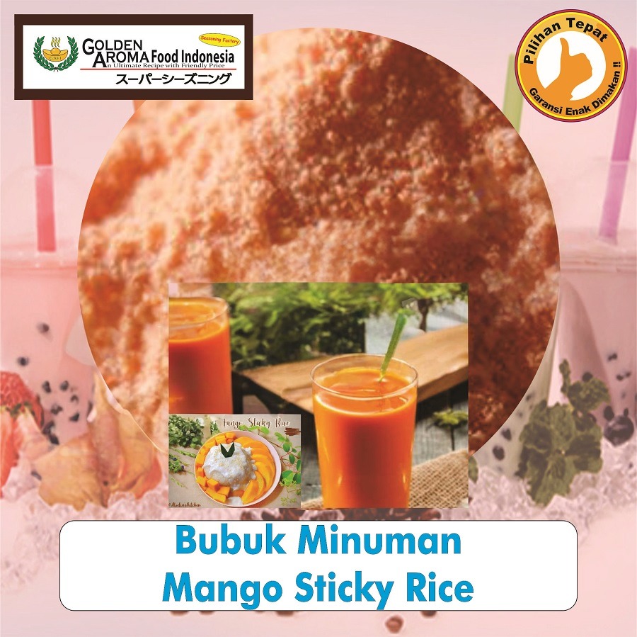 Bubuk Minuman Mango Sticky Rice Drink Powder Serbuk Halal