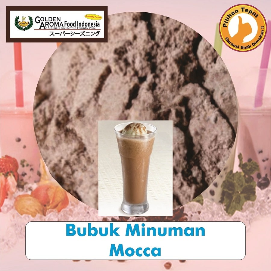 Bubuk Minuman Mocca Powder Drink Serbuk Instan Moca Sebaguna Halal