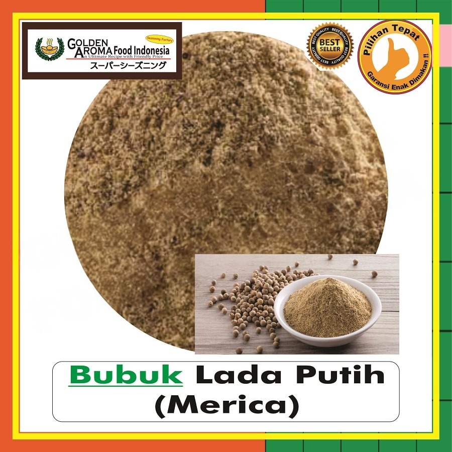 Bubuk Rempah Lada Putih Spice Powder Pepper Merica Bumbu Masak Serbaguna Instan Sebaguna Halal