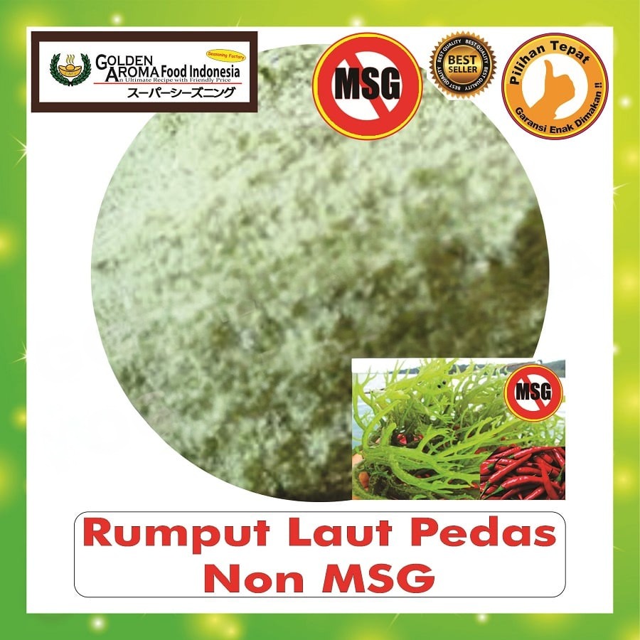 Bubuk Tabur Rumput Laut Pedas Seasoning Powder Halal