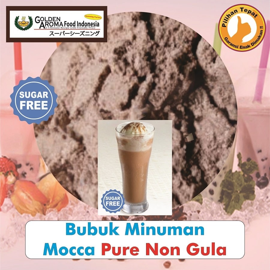 Bubuk Minuman Mocca Powder Drink Serbuk Instan Moca Sebaguna Halal