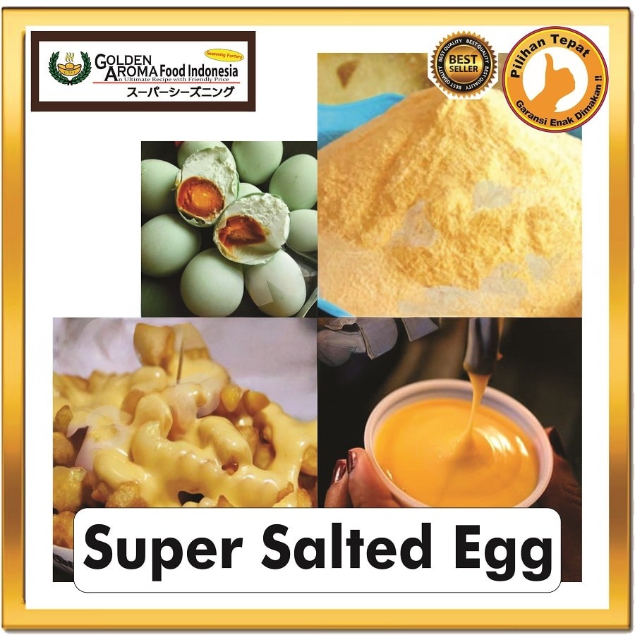 Bubuk Tabur Telur Asin Super Seasoning Powder Bumbu Masak Instan Sebaguna Halal