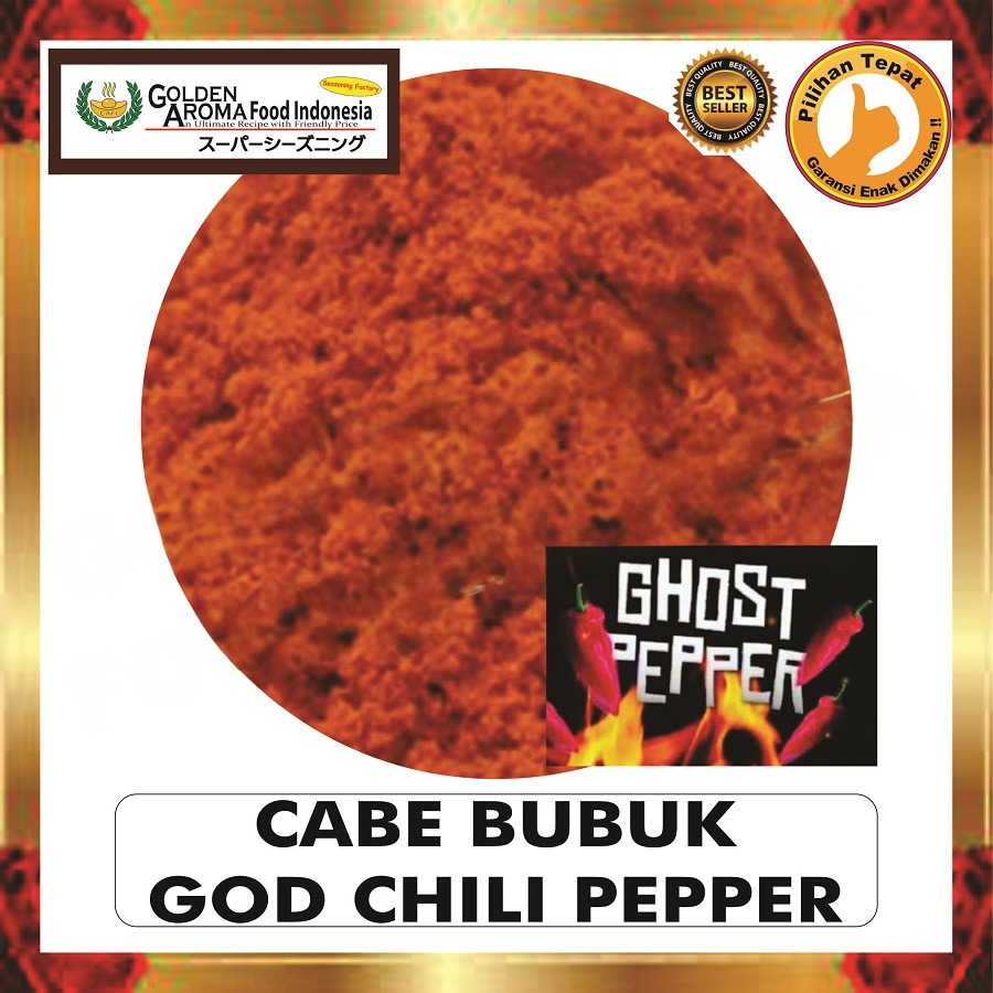 Bubuk Cabe Paling Pedas God Chili Pepper Powder Bumbu Masak Serbaguna Instan Sebaguna Halal