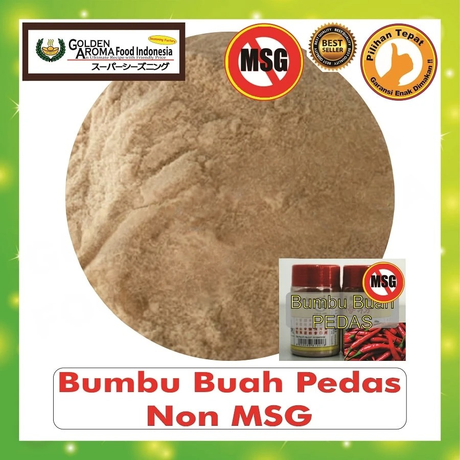 Bubuk Tabur Bumbu Buah Pedas Seasoning Powder Halal