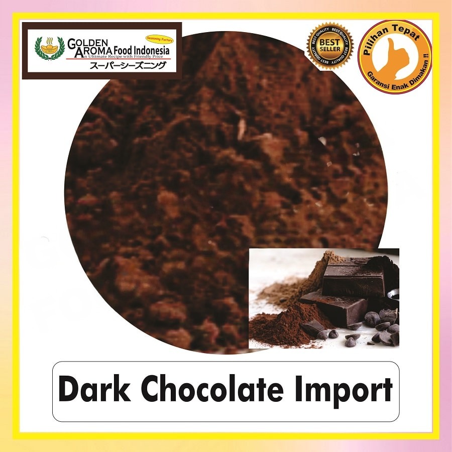 Bubuk Tabur Manis Dark Coklat Import Seasoning Powder Dark Chocolate Bumbu Serbuk Serbaguna Instan Sebaguna Halal