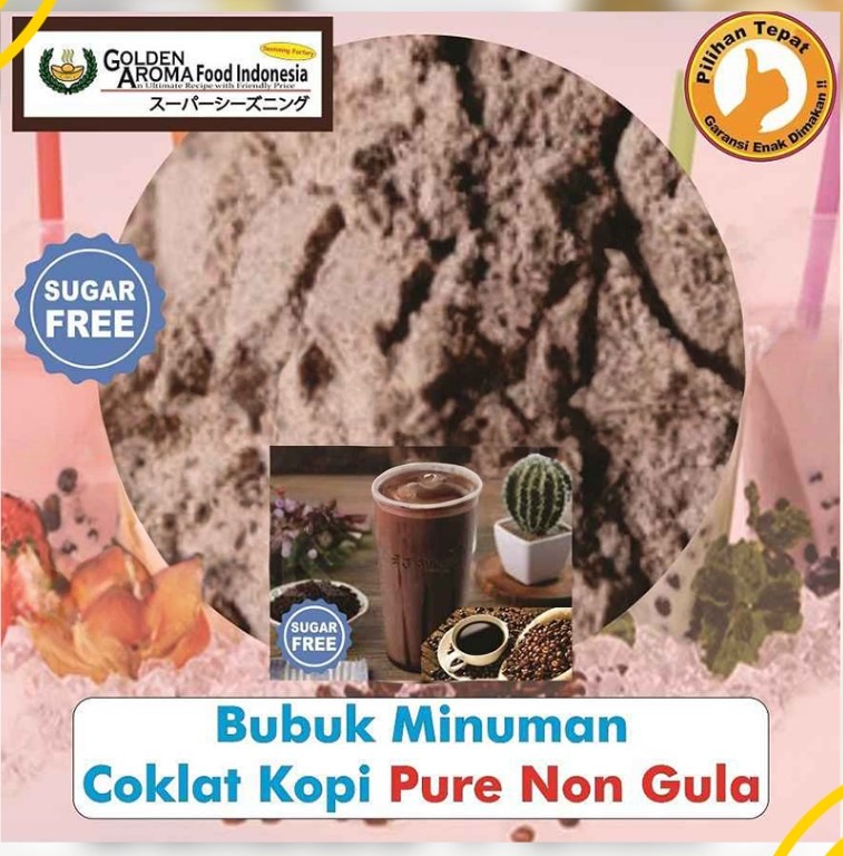 Bubuk Minuman Coklat Kopi Powder Drink Serbuk Instan Coffee Chocolate Sebaguna Halal
