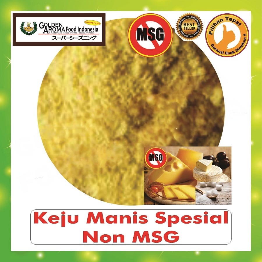 Bubuk Tabur Keju Manis Spesial Seasoning Powder cheese Halal