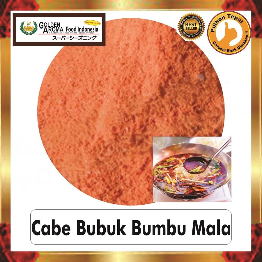 Bubuk Cabe Mala Chili Seasoning Powder Bumbu Tabur Masak Instan Sebaguna Halal