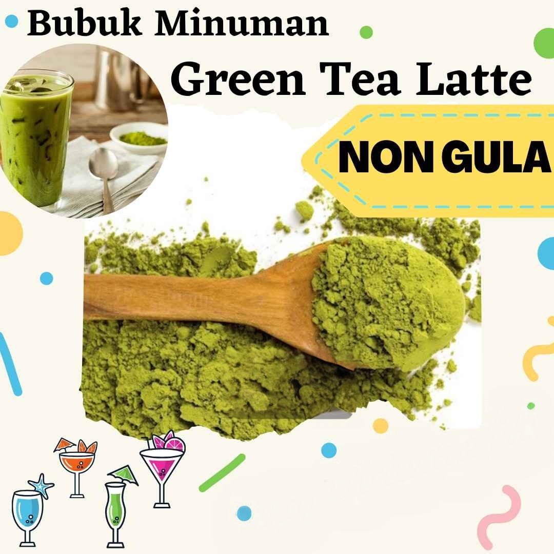 Bubuk Minuman Green Tea Latte Drink Powder Serbuk Instan Serbaguna Halal