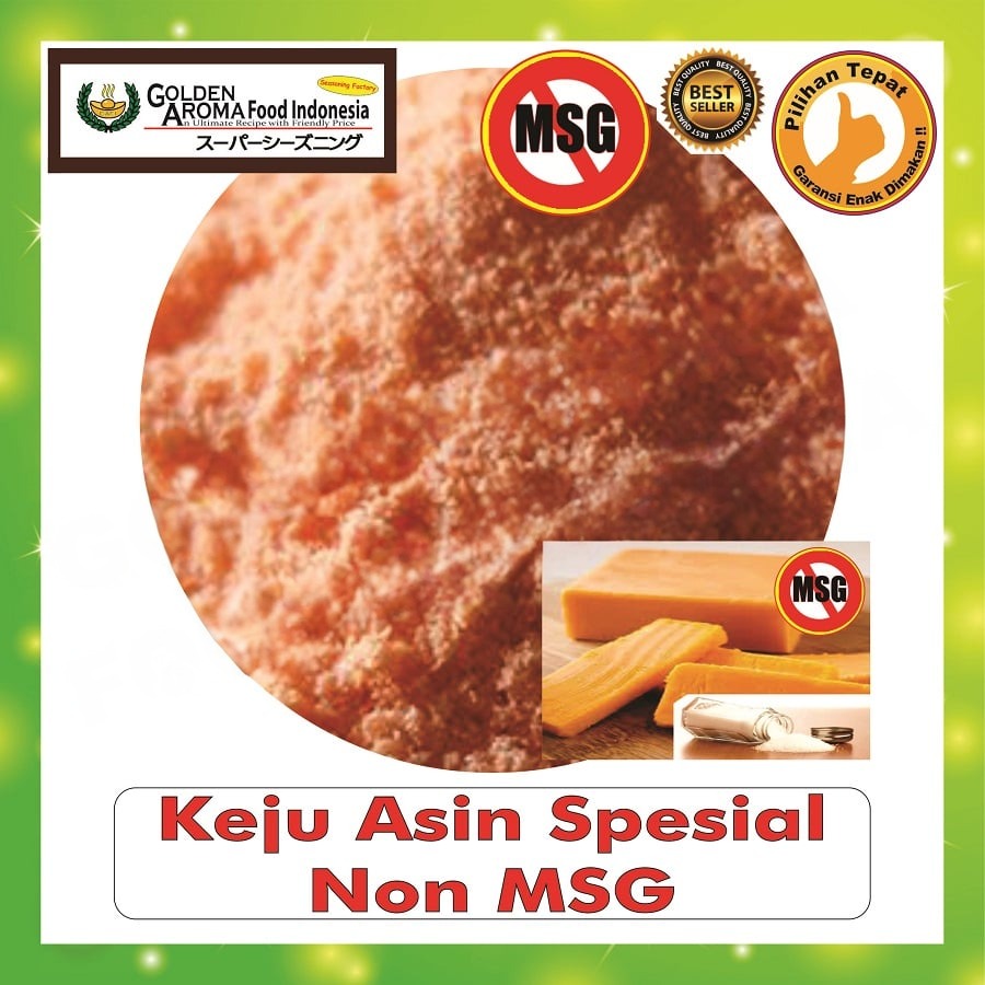Bubuk Tabur Keju Asin Spesial Seasoning Powder cheese Halal